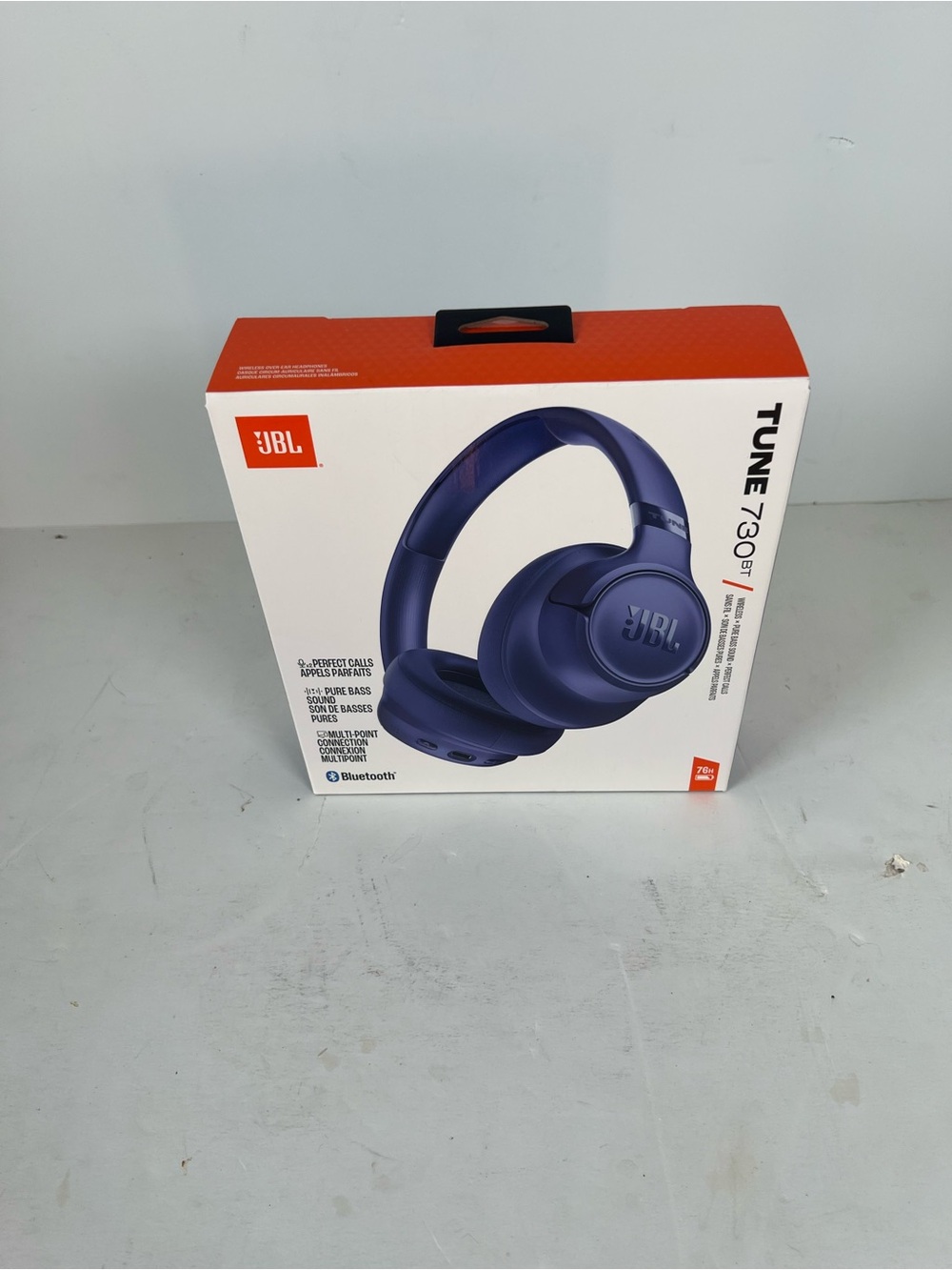JBL Tune 730BT Wireless Headphones - Navy Blue